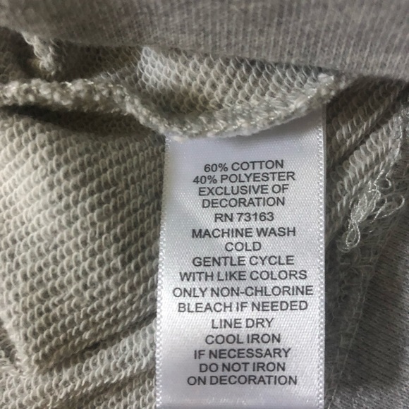 NWT Cupio Lace up sleeve crop sweatshirt XS - Picture 11 of 11